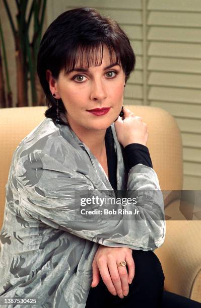 Irish singer and musician Enya during photo shoot, January 16, 1996 in Beverly Hills, California.