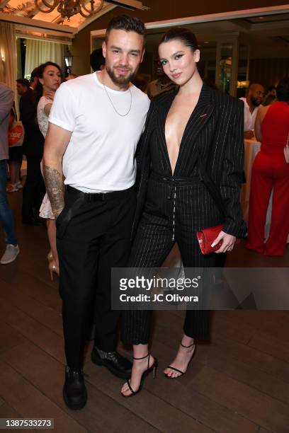 Liam Payne and Maya Henry attend Taste the Future Luncheon at Four Seasons Hotel Los Angeles at Beverly Hills on March 24, 2022 in Los Angeles,...