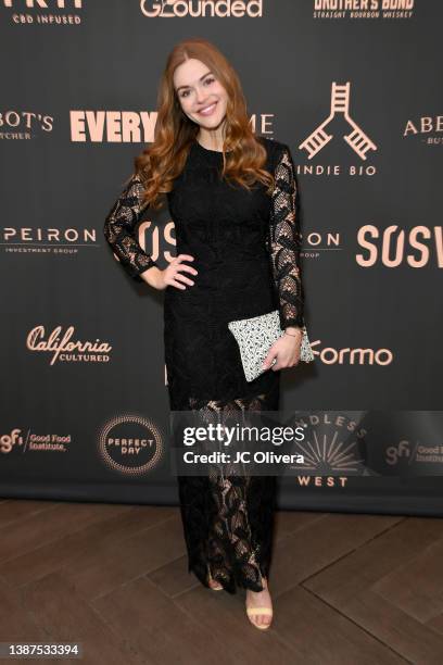 Holland Roden attends Taste the Future Luncheon at Four Seasons Hotel Los Angeles at Beverly Hills on March 24, 2022 in Los Angeles, California.