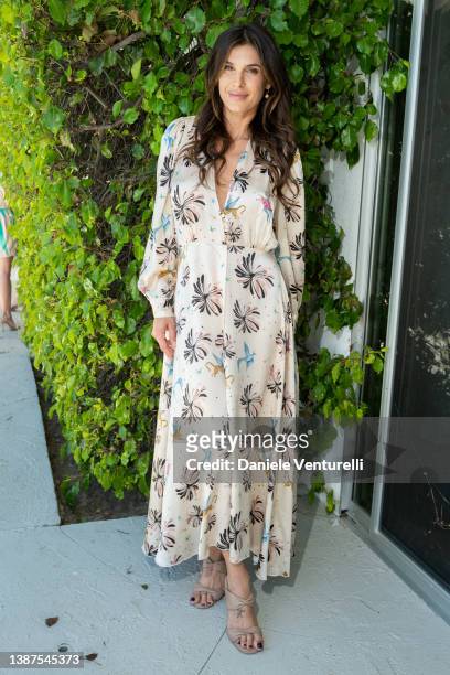 Elisabetta Canalis attends Dolce & Gabbana And C Magazine Lunch To Celebrate The Spring - Summer 22 Collection on March 24, 2022 in Los Angeles,...