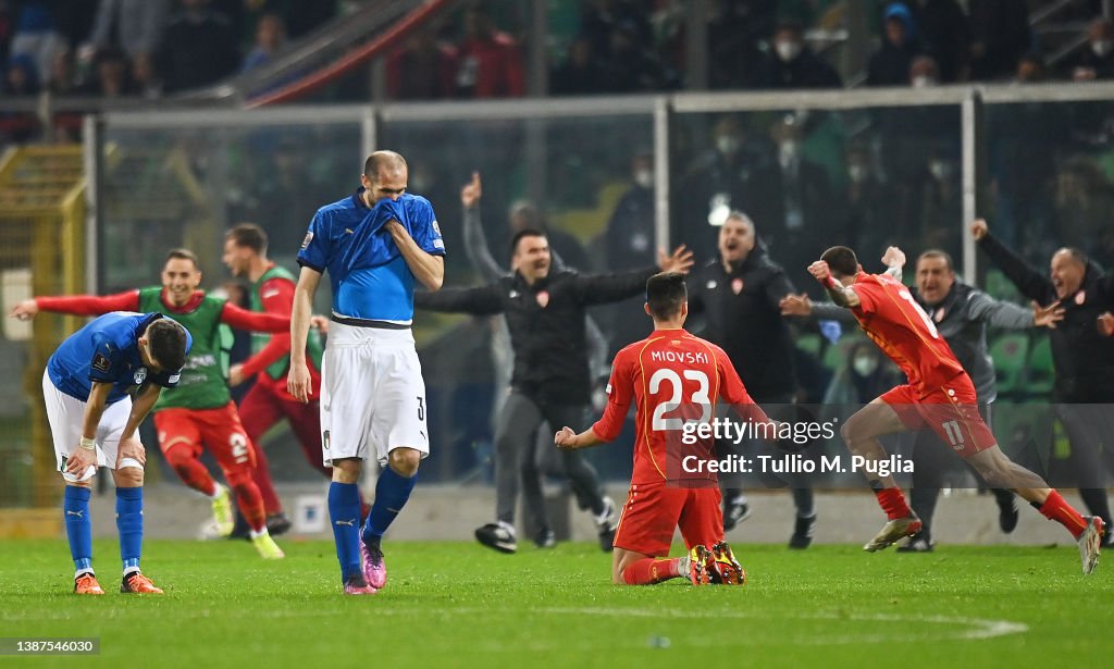 Italy v North Macedonia: Knockout Round Play-Offs - 2022 FIFA World Cup Qualifier