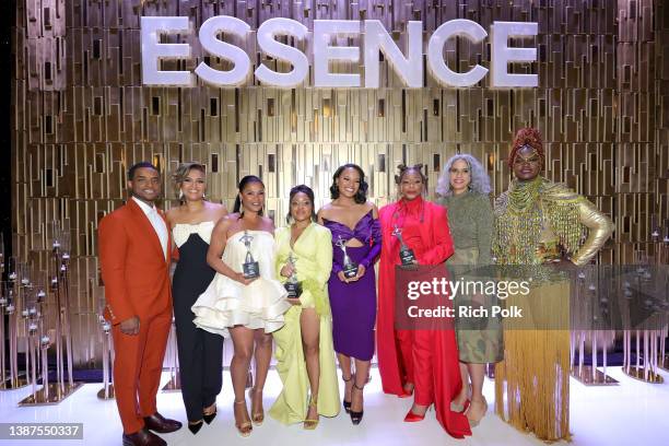 Larenz Tate, Deputy Editor at ESSENCE Communications Inc. Cori Murray, honoree Nia Long, honoree Quinta Brunson, honoree Chanté Adams, honoree...