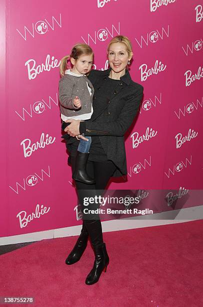 Actress Kelly Rutherford and daughter Helena Rutherford attends the Barbie: The Dream Closet event during Mercedes-Benz Fashion Week at David...