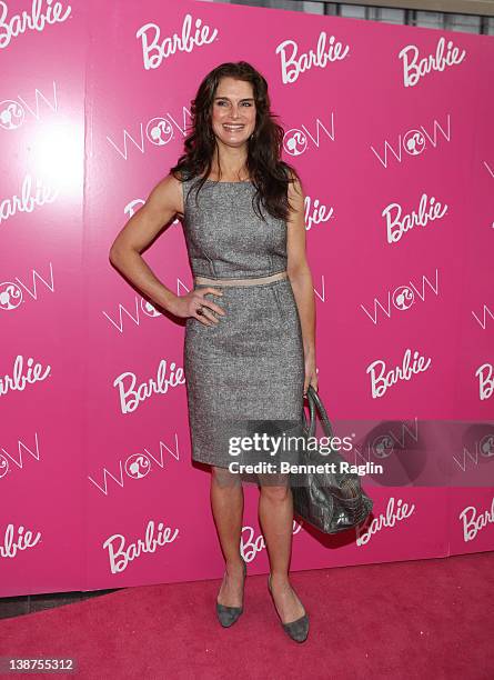 Actress Brooke Shields attends the Barbie: The Dream Closet event during Mercedes-Benz Fashion Week at David Rubenstein Atrium on February 11, 2012...