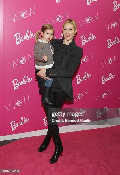 Actress Kelly Rutherford and daughter Helena Rutherford attends the Barbie: The Dream Closet event during Mercedes-Benz Fashion Week at David...