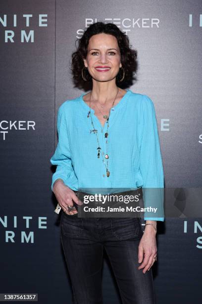 Carla Gugino attends the "Infinite Storm" screening at Regal Union Square on March 24, 2022 in New York City.