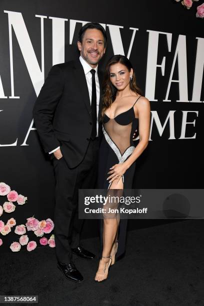 Steve Kazee and Jenna Dewan attend Vanity Fair and Lancôme Celebrate the Future of Hollywood at Mother Wolf on March 24, 2022 in Los Angeles,...