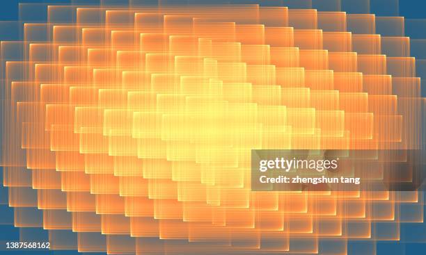 abstract complex golden entangled curves in the blue background - passion abstract stock pictures, royalty-free photos & images