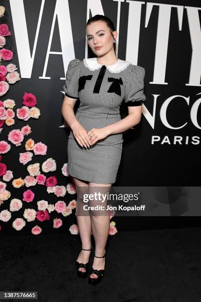 Chiara Aurelia attends Vanity Fair and Lancôme Celebrate the Future of Hollywood at Mother Wolf on March 24, 2022 in Los Angeles, California.