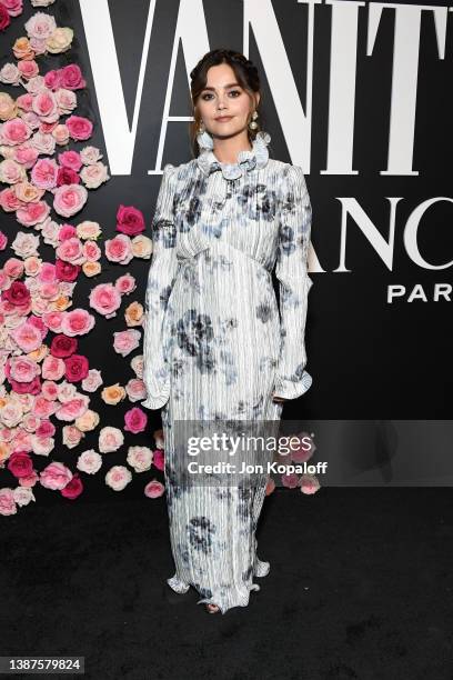 Jenna Coleman attends Vanity Fair and Lancôme Celebrate the Future of Hollywood at Mother Wolf on March 24, 2022 in Los Angeles, California.