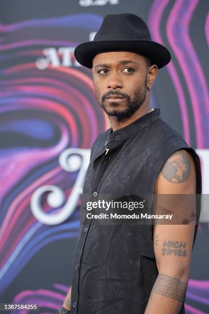 LaKeith Stanfield attends the premiere of the 3rd season of FX's "Atlanta" at Hollywood Forever on March 24, 2022 in Hollywood, California.