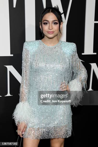 Josie Totah attends Vanity Fair and Lancôme Celebrate the Future of Hollywood at Mother Wolf on March 24, 2022 in Los Angeles, California.