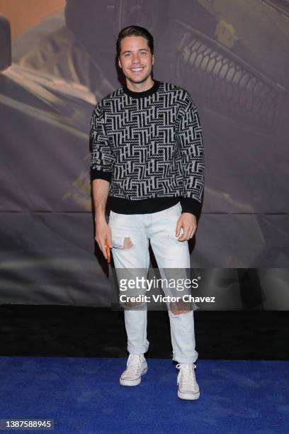 William Valdés attends the blue carpet of Paramount's 'Halo: The Series' at on March 24, 2022 in Mexico City, Mexico.