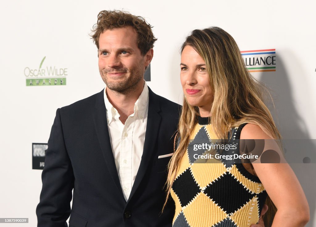Jamie Dornan and Amelia Warner attend the US-Ireland Alliance's 16th
