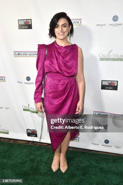 Nora-Jane Noone attends US-Ireland Alliance’s 16th Annual Oscar Wilde Awards at The Ebell Club of Los Angeles on March 24, 2022 in Los Angeles,...