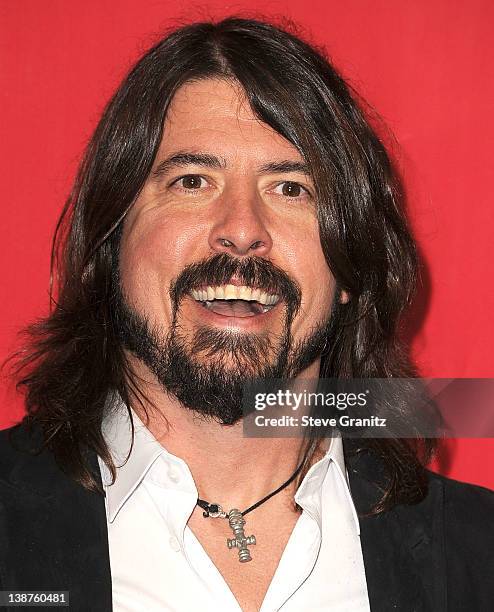 Dave Grohl attends The 2012 MusiCares Person Of The Year Gala Honoring Paul McCartney at Los Angeles Convention Center on February 10, 2012 in Los...