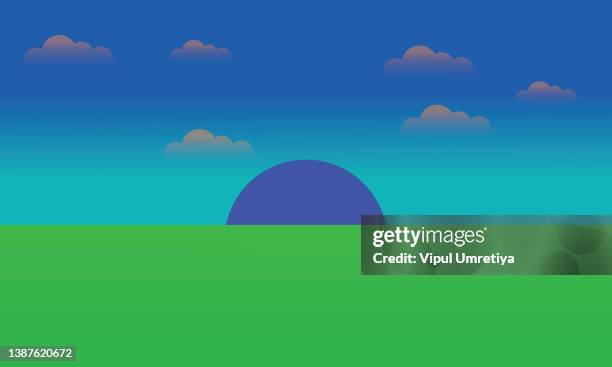 80s synthwave styled landscape with blue grid mountains and sun over canyon stock illustration - electromagnetic wave stock illustrations