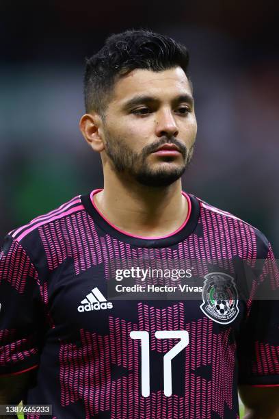 Jesus Manuel Corona of Mexico looks on during the match between Mexico and The United States as part of the Concacaf 2022 FIFA World Cup Qualifiers...