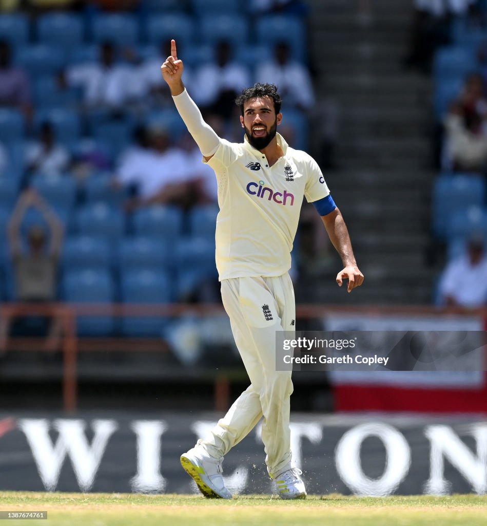 West Indies v England - 3rd Test: Day Two