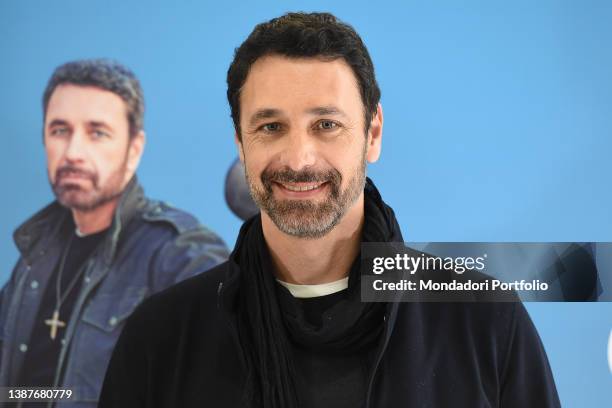 Italian actor Raoul Bova attend photocall of the TV series Don Matteo 13. Rome , March 25th, 2022