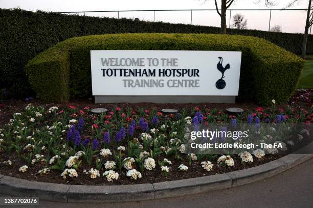 General view at Tottenham Hotspur Training Centre on March 25, 2022 in Enfield, England.