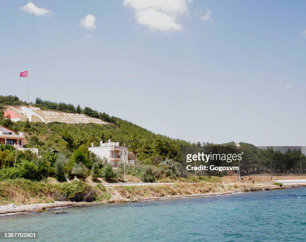 dardanelles - gallipoli peninsula stockfoto's en -beelden