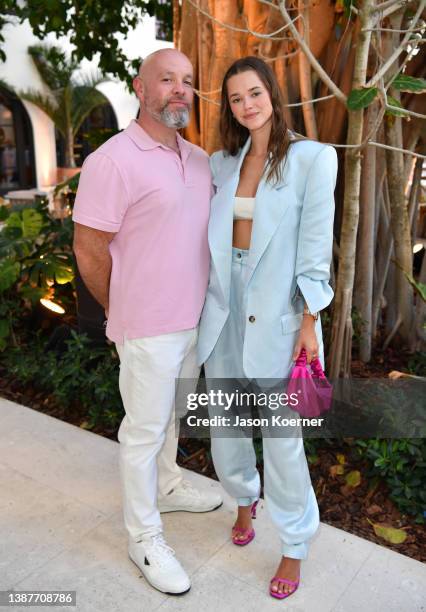 Gary Lipovetsky and Valeria Lipovetsky attend Lacoste celebrates global ambassador Venus Williams, hosted by creative director Louise Trotter at The...