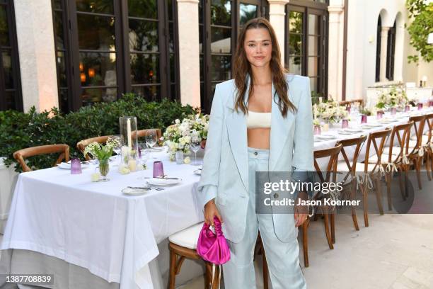 Valeria Lipovetsky attends Lacoste celebrates global ambassador Venus Williams, hosted by creative director Louise Trotter at The Surf Club at the...
