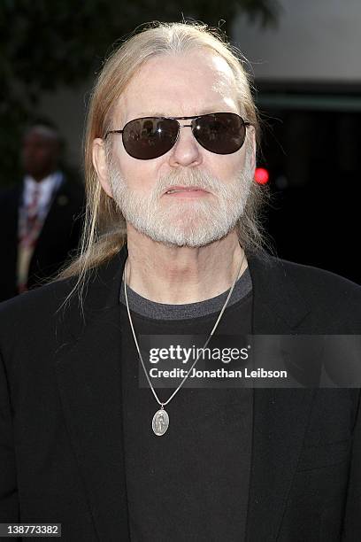 Gregg Allman attends the The Recording Academy's Annual GRAMMY Special Merit Awards Ceremony at The Wilshire Ebell Theatre on February 11, 2012 in...