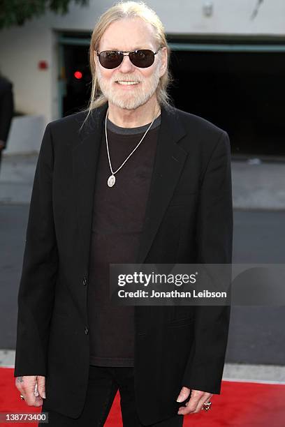 Gregg Allman attends the The Recording Academy's Annual GRAMMY Special Merit Awards Ceremony at The Wilshire Ebell Theatre on February 11, 2012 in...