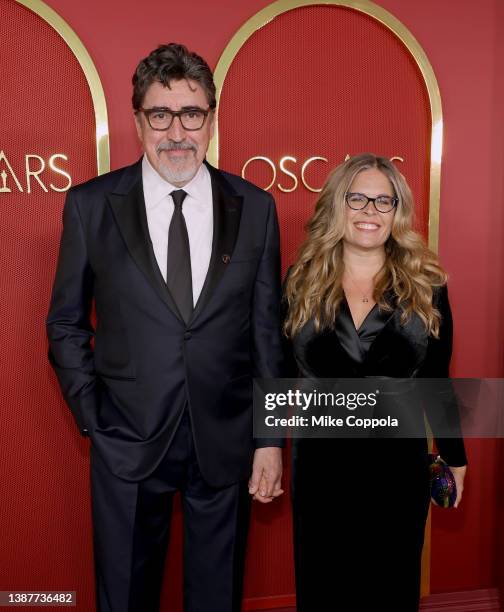 Alfred Molina and Jennifer Lee attend the 2022 Governors Awards at The Ray Dolby Ballroom at Hollywood & Highland Center on March 25, 2022 in...