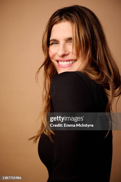 Lake Bell poses at the IMDb Portrait Studio during the 15th Annual Women In Film Oscar Nominees Party at Thompson Hollywood on March 25, 2022 in Los...
