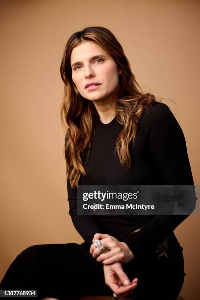Lake Bell poses at the IMDb Portrait Studio during the 15th Annual Women In Film Oscar Nominees Party at Thompson Hollywood on March 25, 2022 in Los...