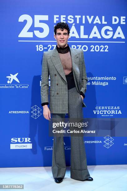 Javier Calvo attends the 'La Voluntaria' premiere during the 25th Malaga Film Festival day 9 on March 25, 2022 in Malaga, Spain.