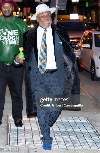 Comedian/actor Michael Colyar is seen arriving to his comedy show on March 25, 2022 in Philadelphia, Pennsylvania.