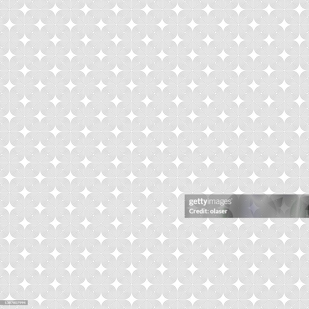 Vector Leaf Using Grid Full Frame Outline Of Leaf Shapes In Grid Pattern High-Res Vector ...