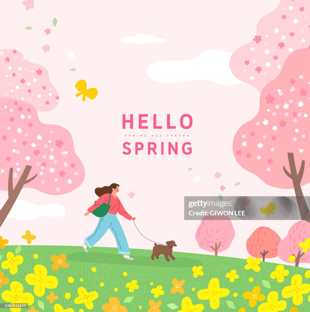 Spring Stock Image Pdf Spring Template High-Res Vector Graphic - Getty Images