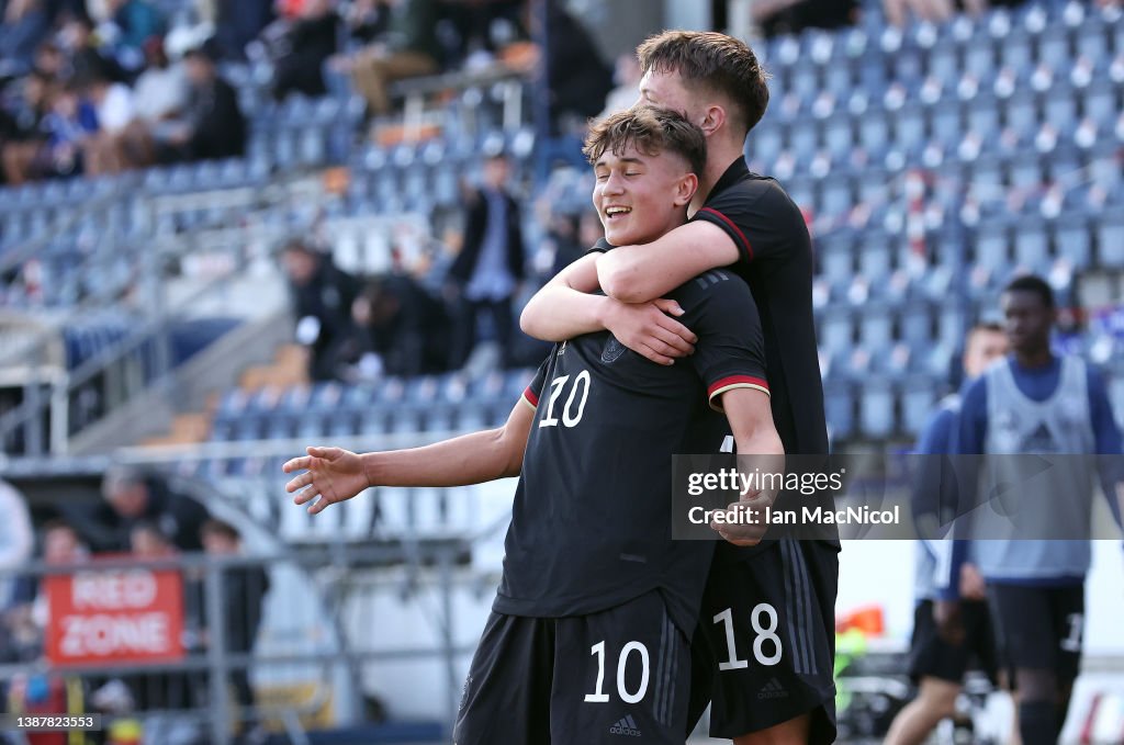 Germany U17 v Scotland U17 - UEFA Under17 European Championship Qualifier