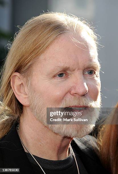 Gregg Allman attends The 54th Annual GRAMMY Awards - Special Merit Awards Ceremony at The Wilshire Ebell Theatre on February 11, 2012 in Los Angeles,...