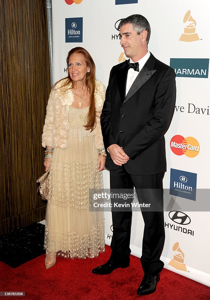 Clive Davis And The Recording Academy's 2012 Pre-GRAMMY Gala And Salute To Industry Icons Honoring Richard Branson - Arrivals