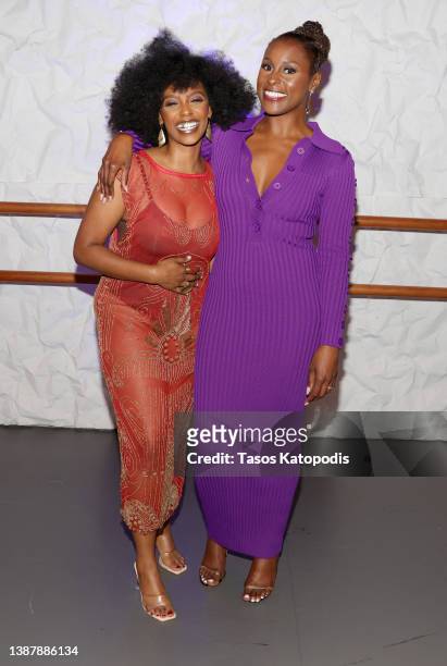 Mereba and Issa Rae attend HOORAE x Kennedy Center Weekend Takeover at The Kennedy Center on March 25, 2022 in Washington, DC.
