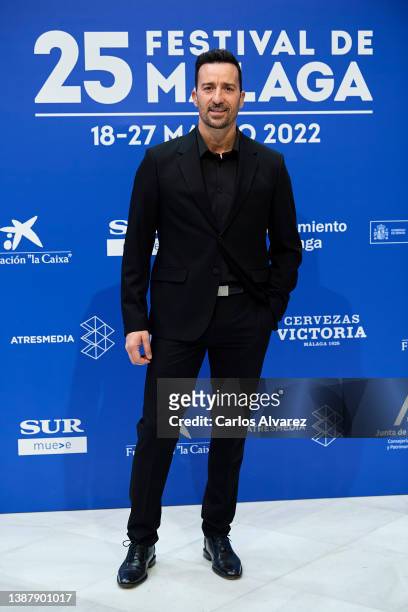 Pablo Puyol attends the Malaga Film Festival 2022 closing day gala at Cervantes Theater on March 26, 2022 in Malaga, Spain.
