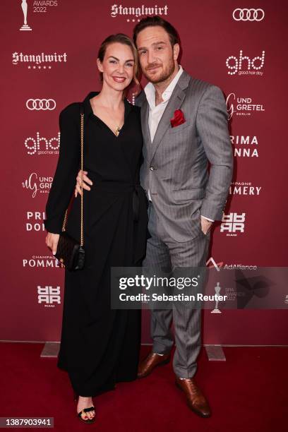 Annika Lau and Frederick Lau attend the Spa Awards 2021/22 at Biohotel Stanglwirt on March 26, 2022 in Going, Austria.