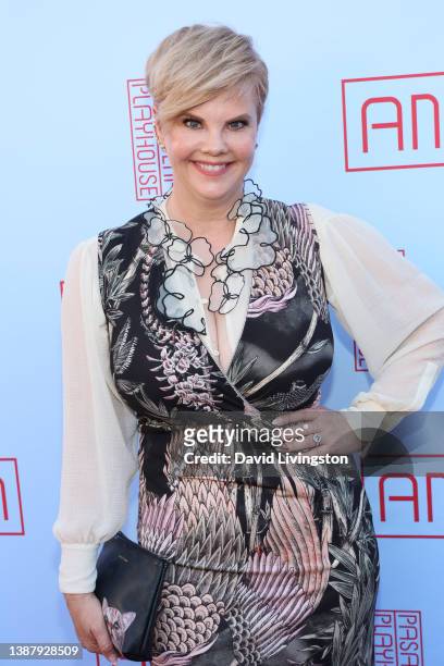 Kiersten Warren attends the opening night performance of "ANN" at Pasadena Playhouse on March 26, 2022 in Pasadena, California.