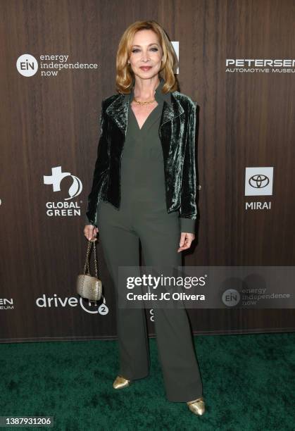 Sharon Lawrence attends Energy Independence Now and Global Green USA host green pre-Oscar party at Petersen Automotive Museum on March 26, 2022 in...