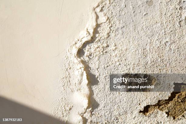 water damaged wall - wet cement stock pictures, royalty-free photos & images
