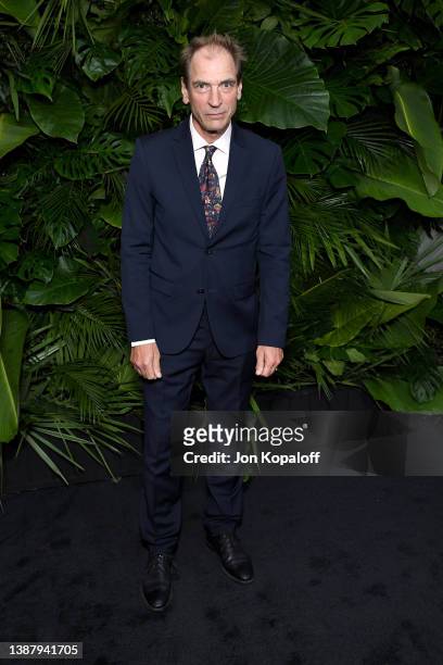 Julian Sands attends the CHANEL and Charles Finch Pre-Oscar Awards Dinner at the Polo Lounge on March 26, 2022 in Beverly Hills, California.