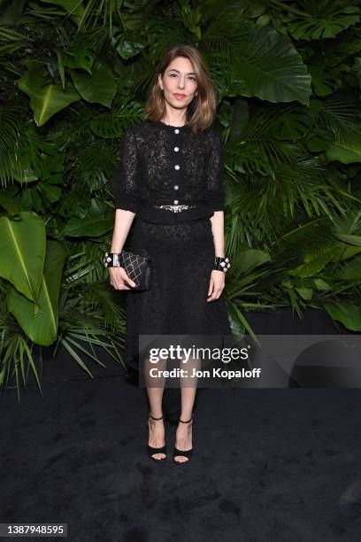 Sofia Coppola attends the CHANEL and Charles Finch Pre-Oscar Awards Dinner at the Polo Lounge on March 26, 2022 in Beverly Hills, California.