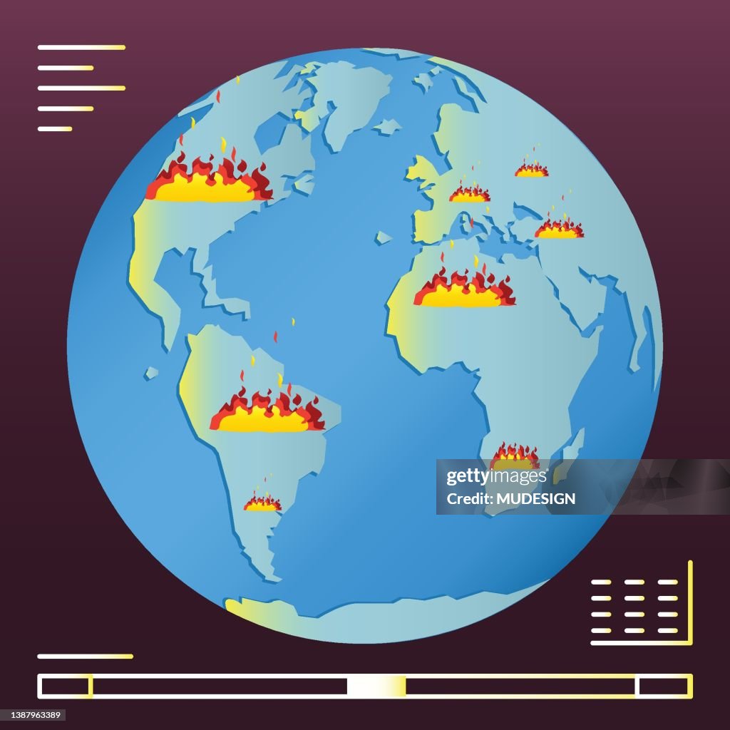 World On Fire Meme The World On Fire Graphic High-Res Vector Graphic - Getty Images