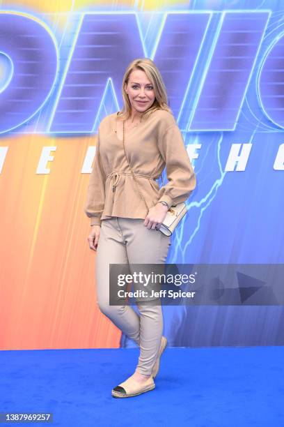 Laura Hamilton attends the 'Sonic the Hedgehog 2' Family Screening at Cineworld, Leicester Square on March 27, 2022 in London, England.